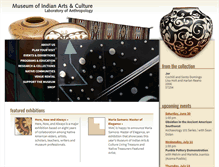 Tablet Screenshot of indianartsandculture.org